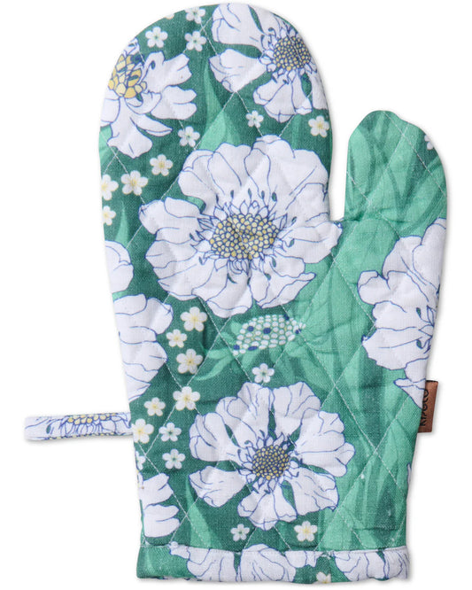 Tumbling Flowers Oven Mitt