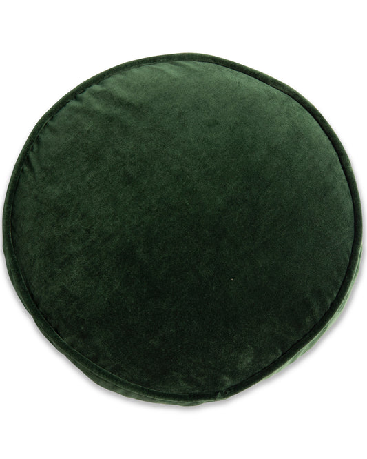 Kombu Green Velvet Pea Cushion