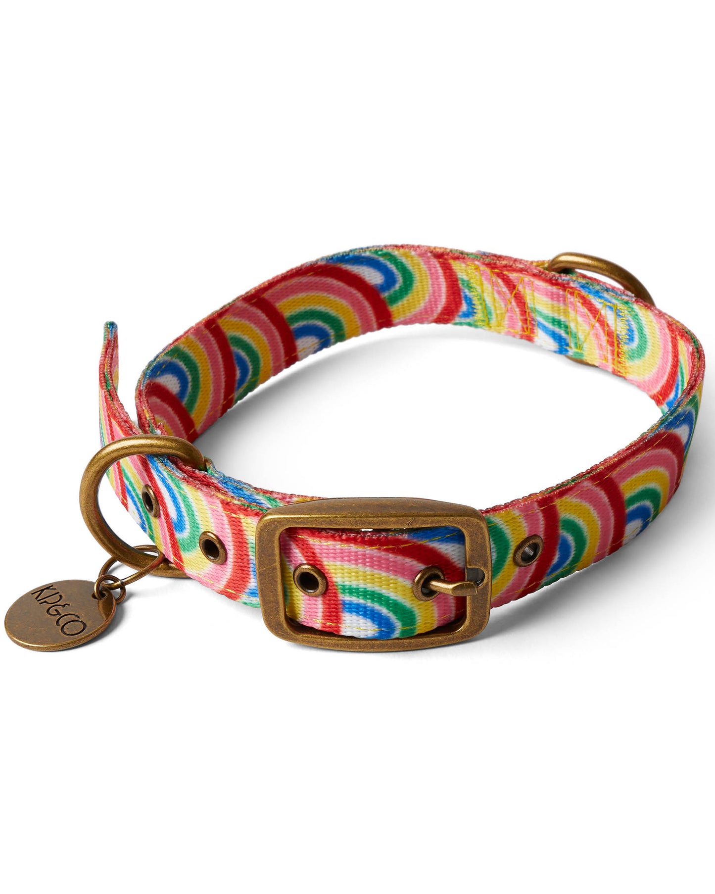 Rainbow Spray Dog Collar - Small + Large