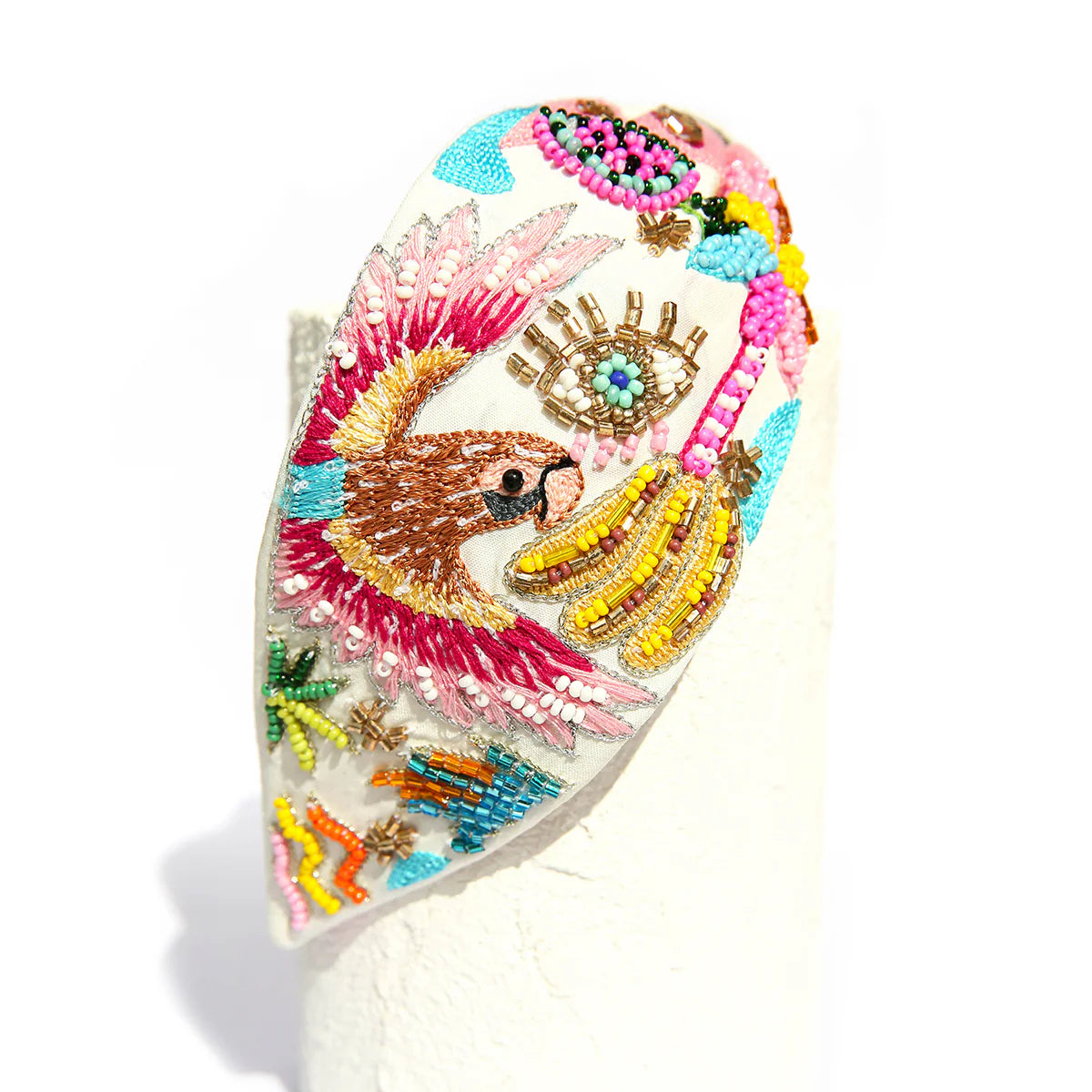 Rio Macaw Beaded Headband