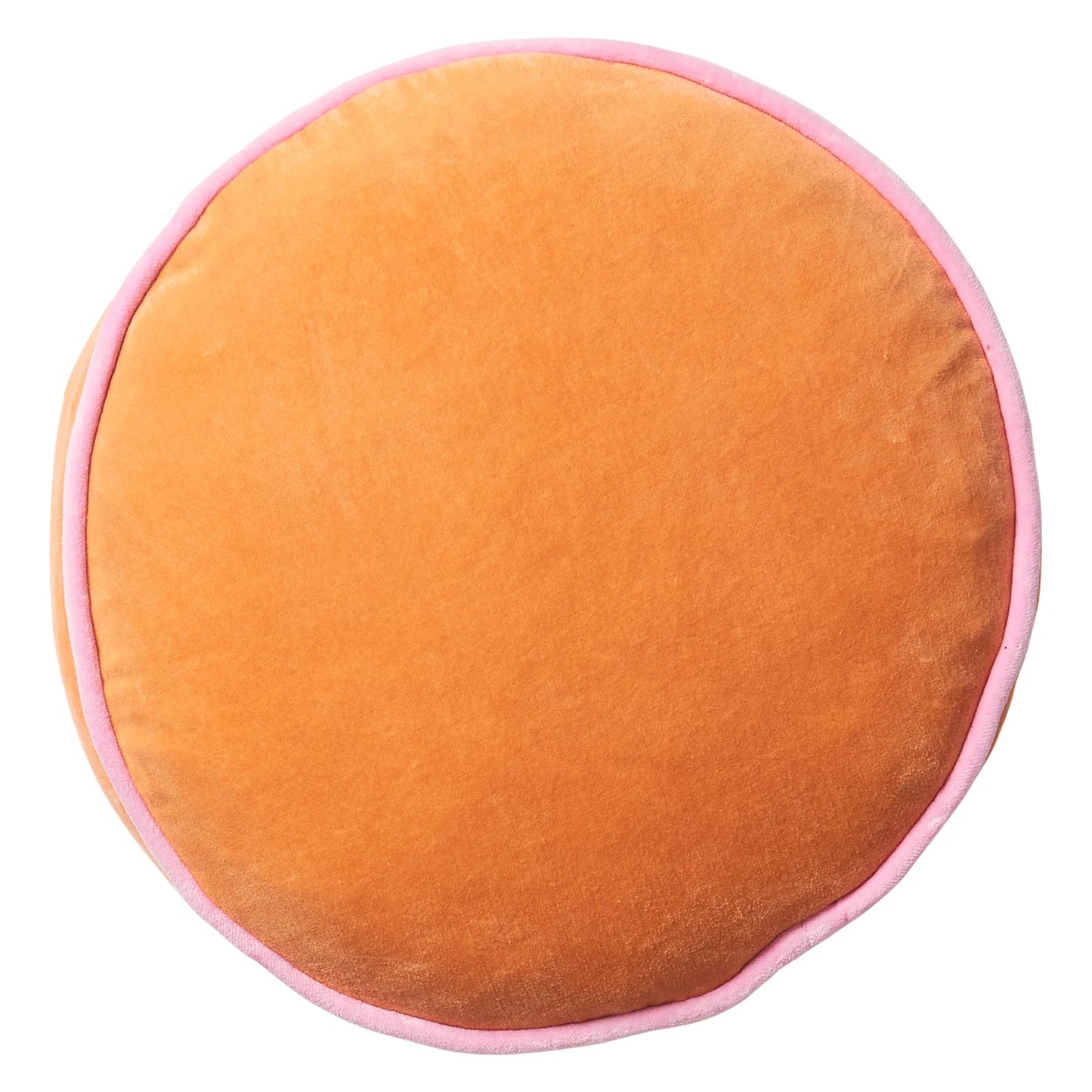 Castilo Round Velvet Cushion - Mocha