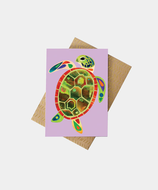 Green Sea Turtle Greeting Card