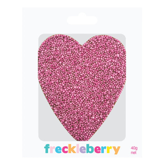 Pink Freckle Chocolate Heart