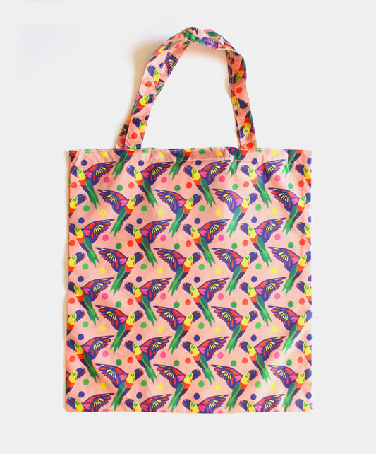 Rainbow Lorikeet Fold Up Shopping Bag