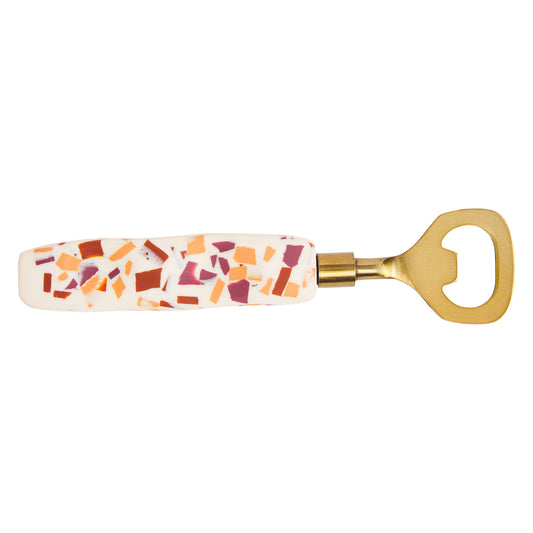 Court Bottle Opener - Nougat Terrazzo