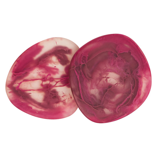 Fenella Coasters Set of 2 - Rhubarb