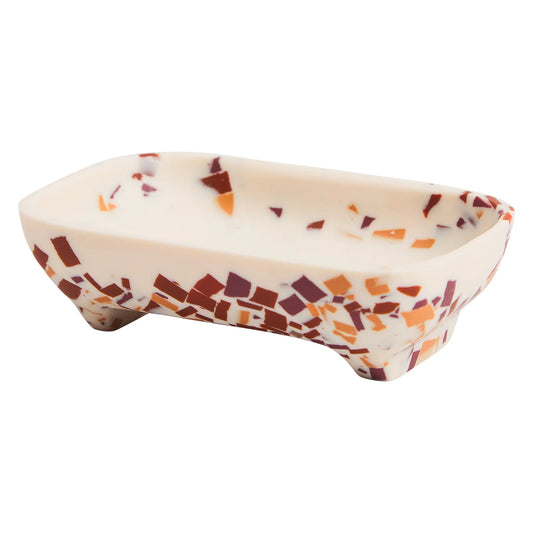 Daja Soap Dish - Nougat Terrazzo