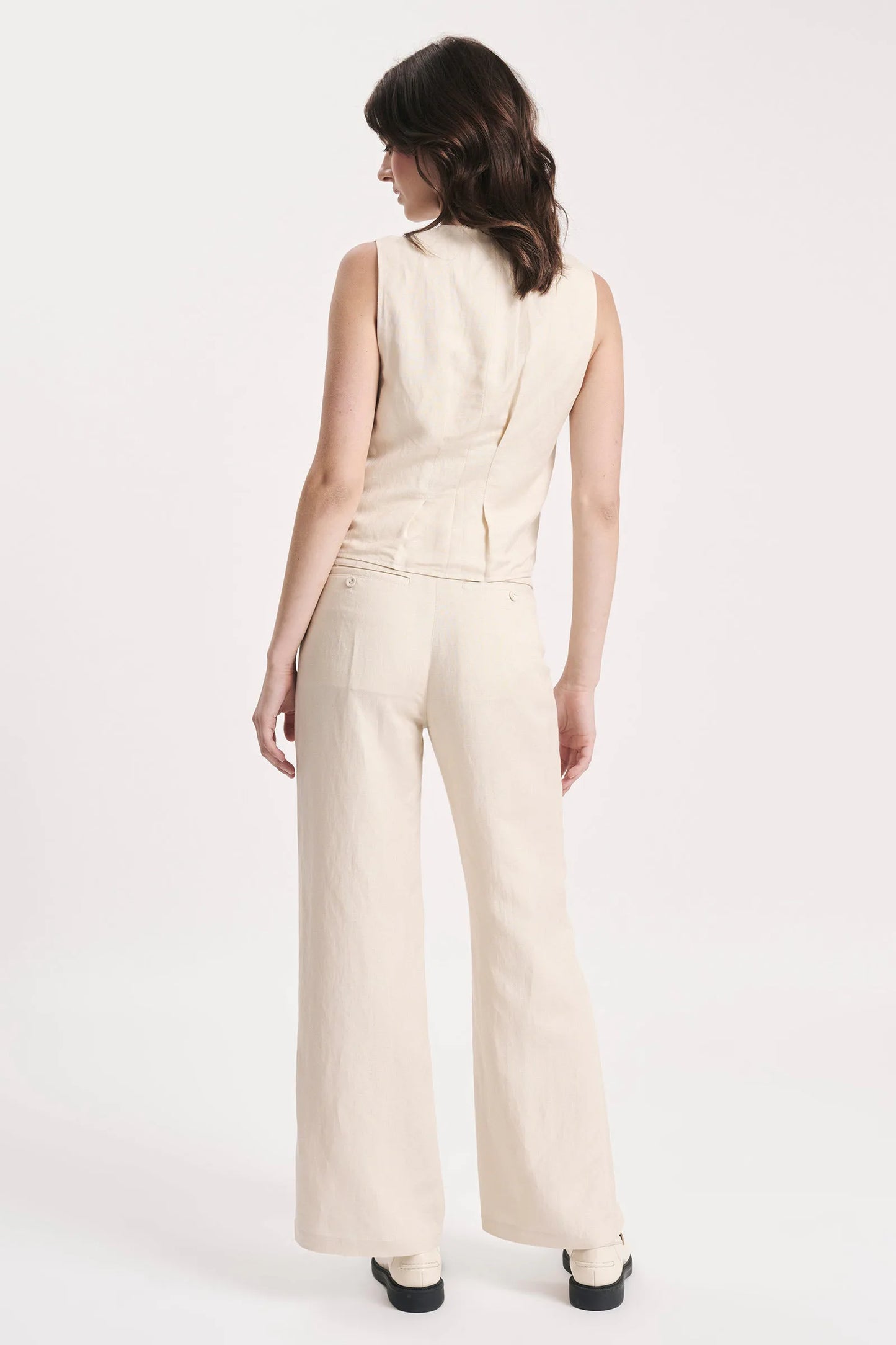 Sailor Linen Pant - Biscuit