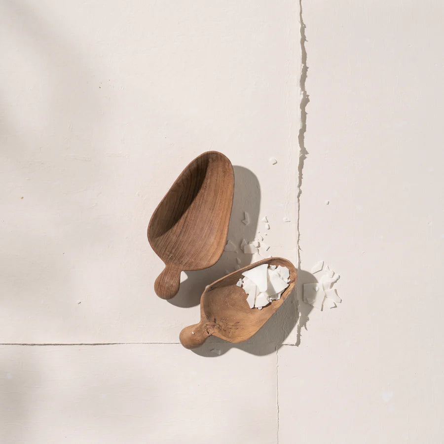 Soli Recycled Timber Scoop - Extra Small