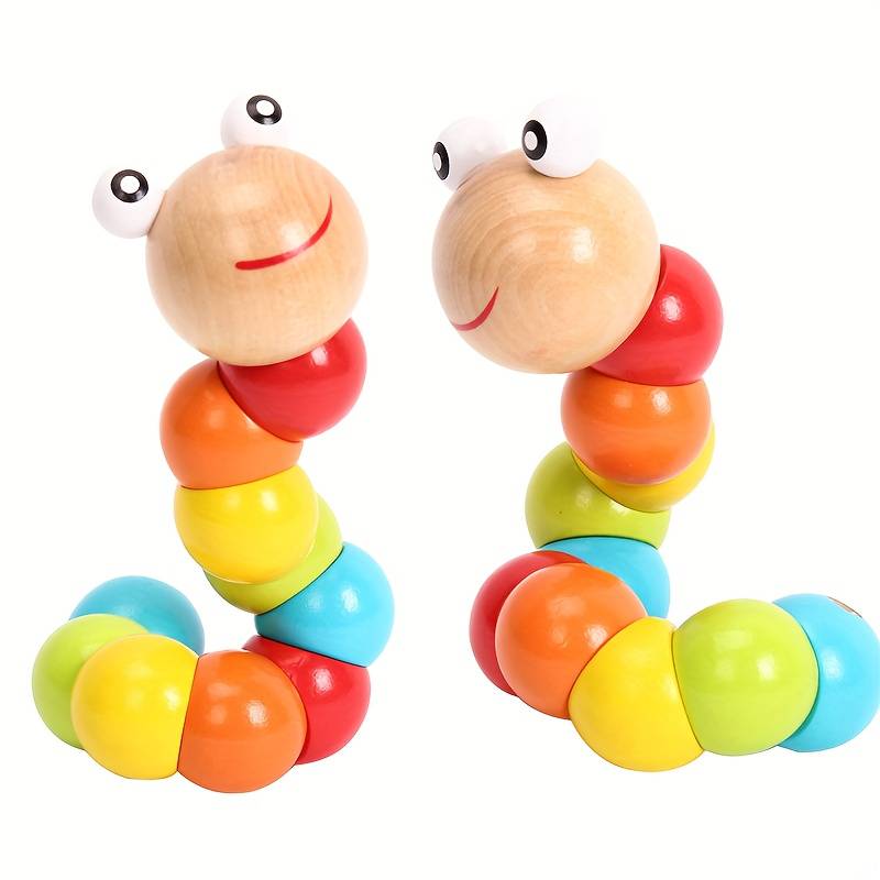 Woody Worm - Wooden kids toy