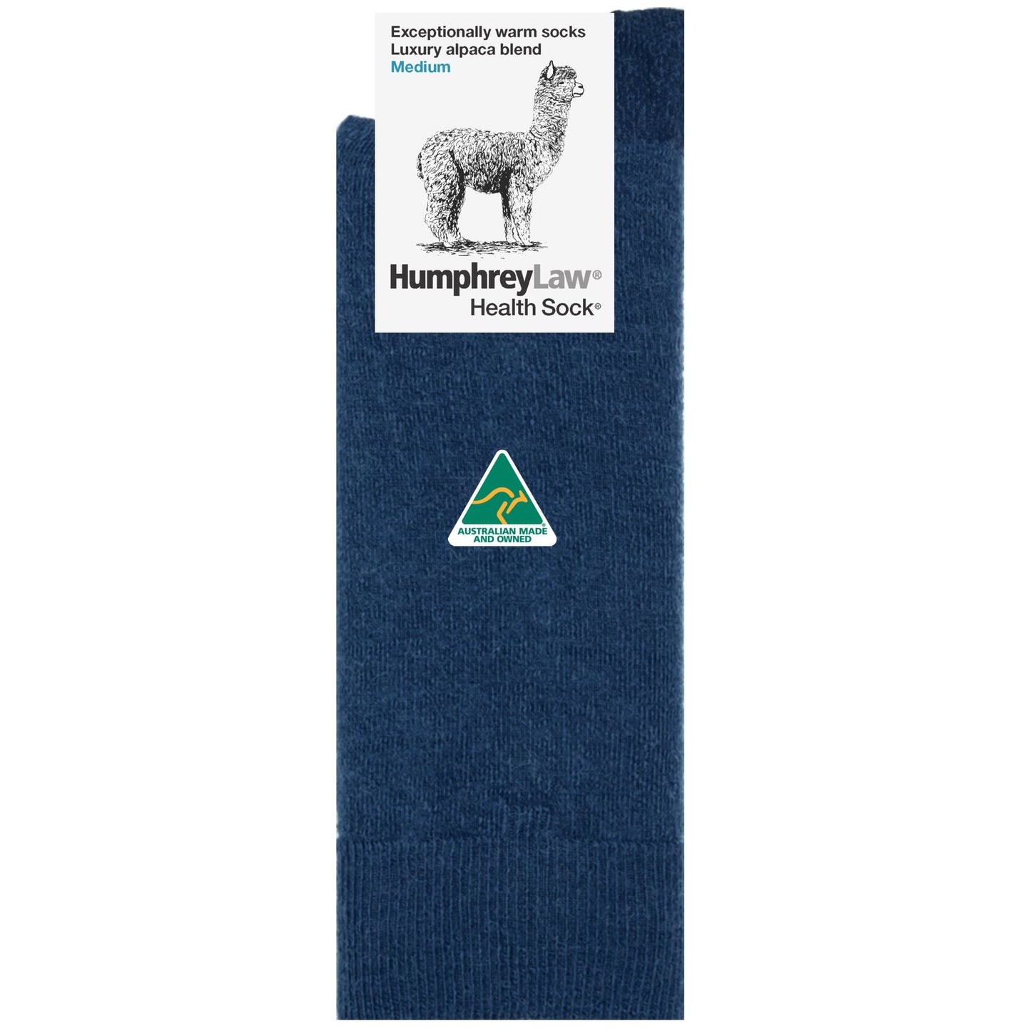 Midweight Baby Alpaca Blend Health Sock - Unisex - Various Colours