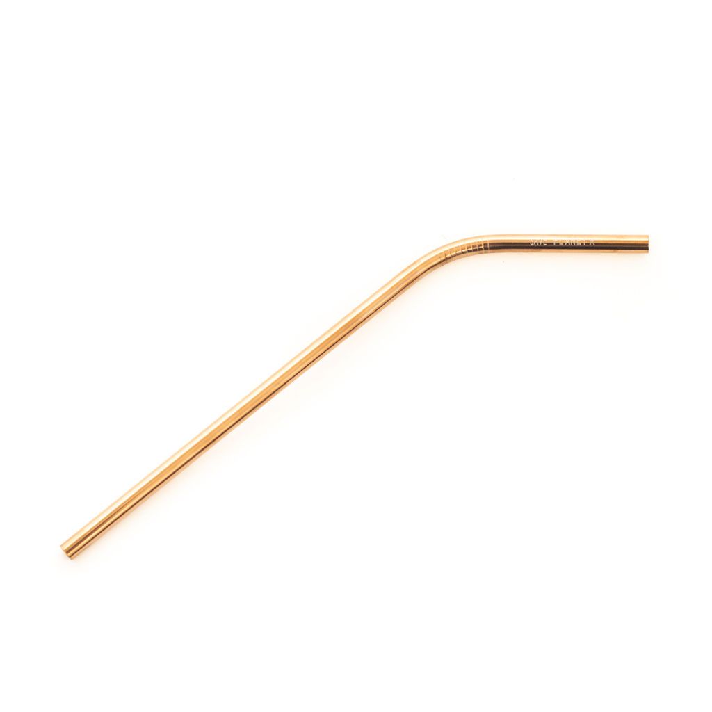 Rose Gold Drinking Straws 4pk