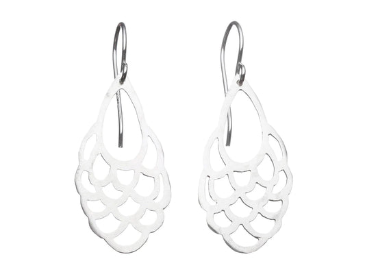 Frill Earrings - Silver