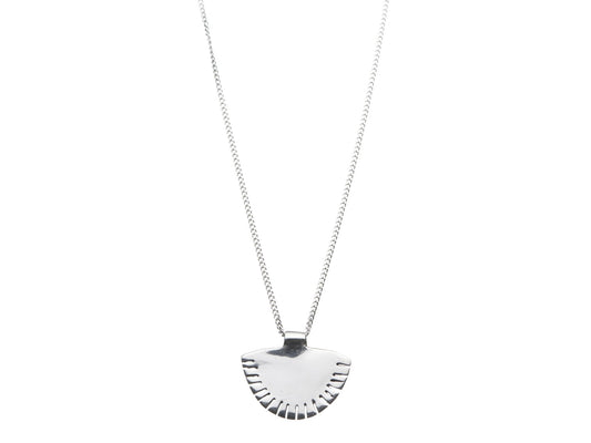 Sunset Necklace - Silver Polished