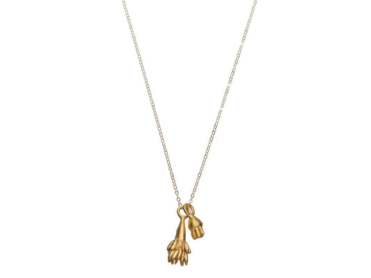 Flora Bell Necklace - Gold