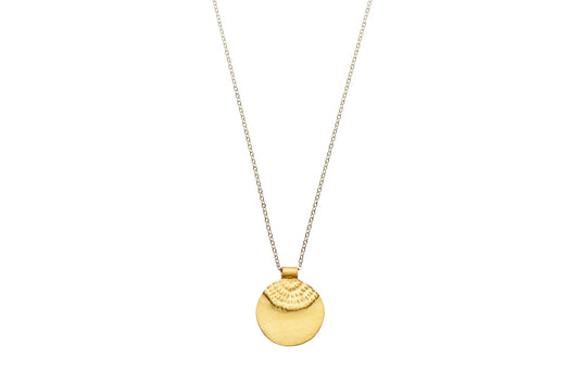 Pharaoh's Sun Dial Necklace - Gold