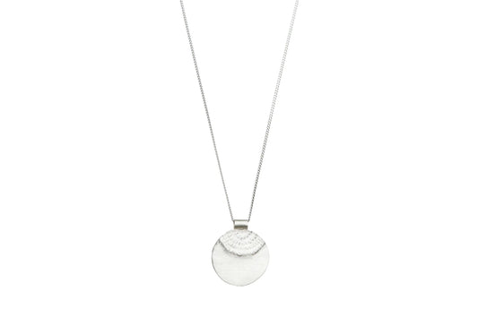 Pharaoh's Sun Dial Necklace - Silver