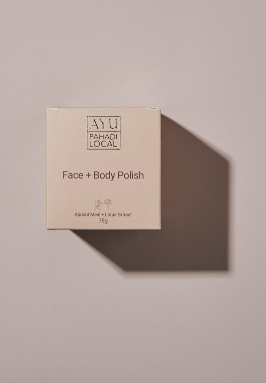 Apricot Meal & Lotus - Face + Body Polish