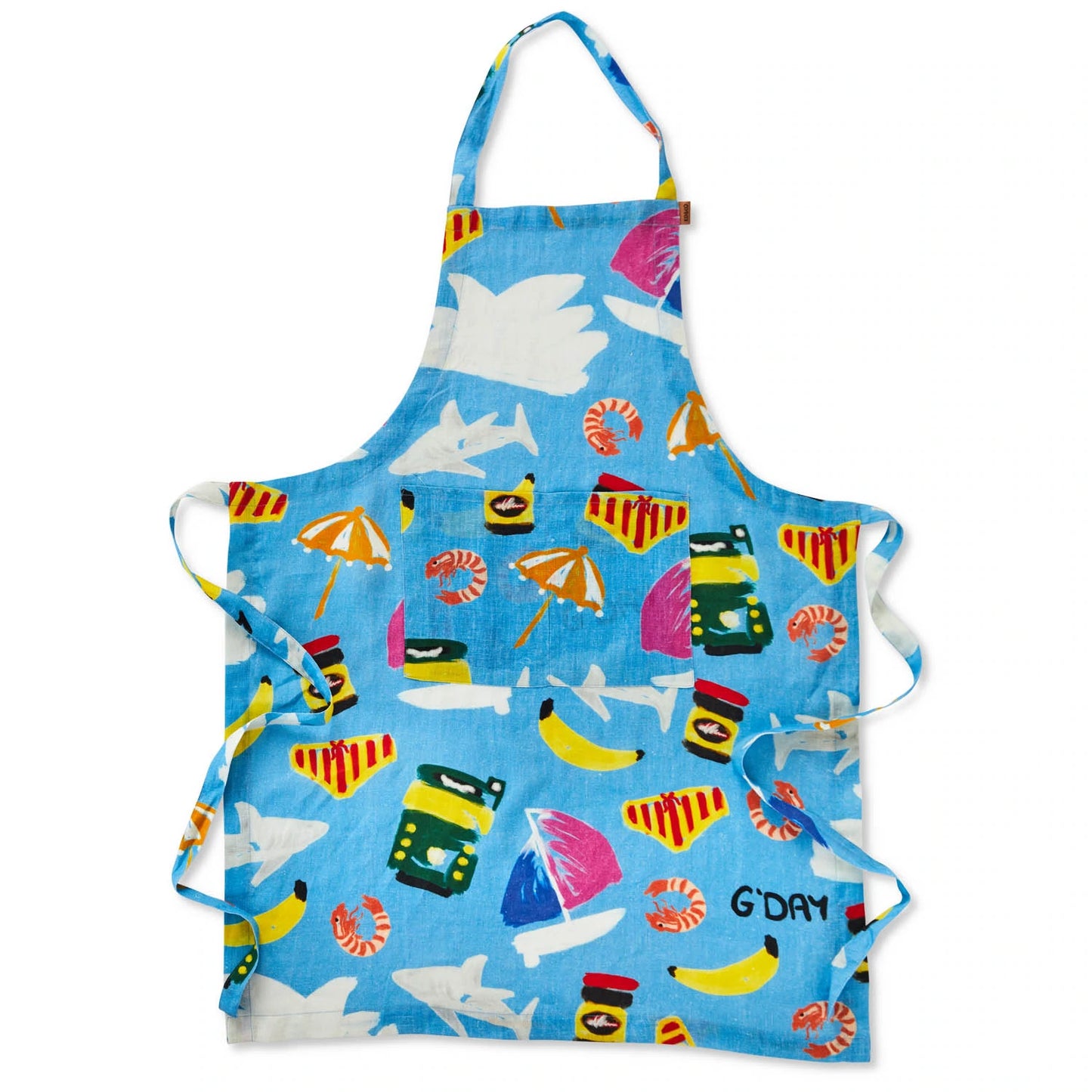 Aussie Icons Linen Apron