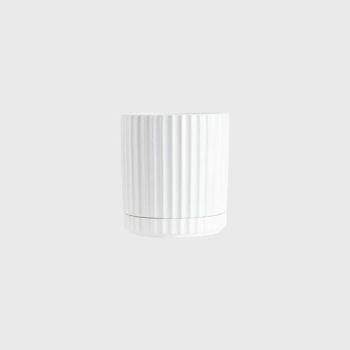 Medium Athens Planter - White