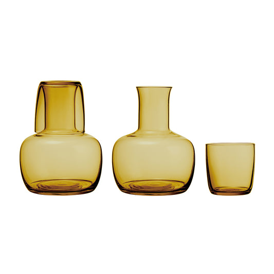 Water Carafe Set - Amber Bulb