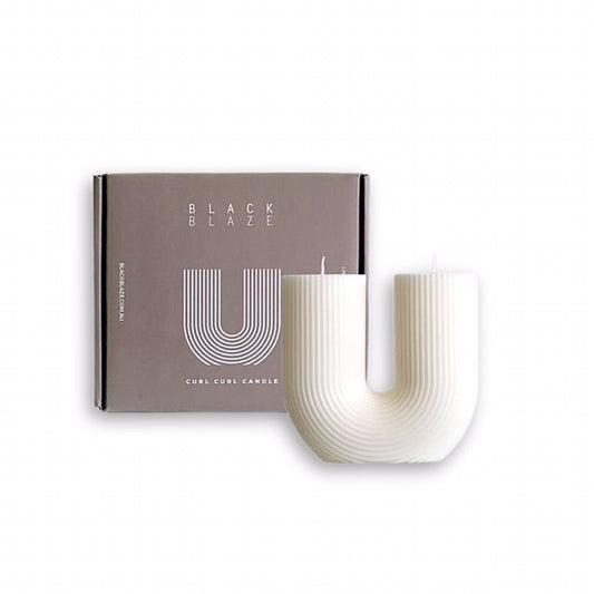 Curl Curl Candle - White