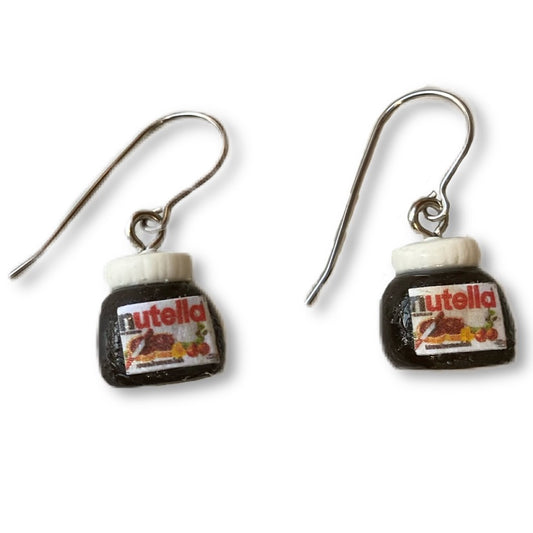 Nutella Jar Drop Earrings