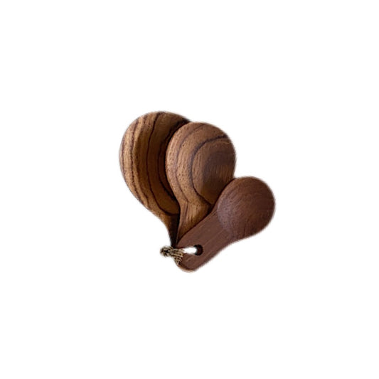 Afi Wooden Scoop - Set of 3