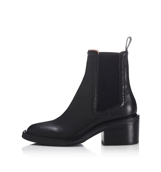 AMIE Boot - Black Leather