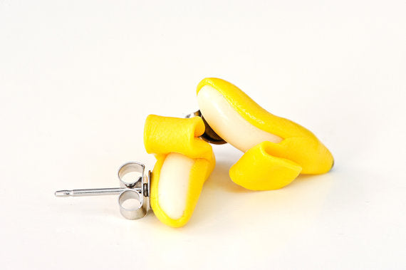 Banana Stud Earrings