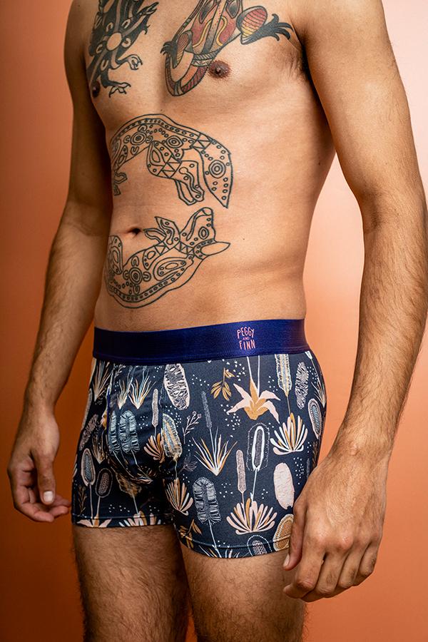 Bamboo Underwear - Coastal Flora