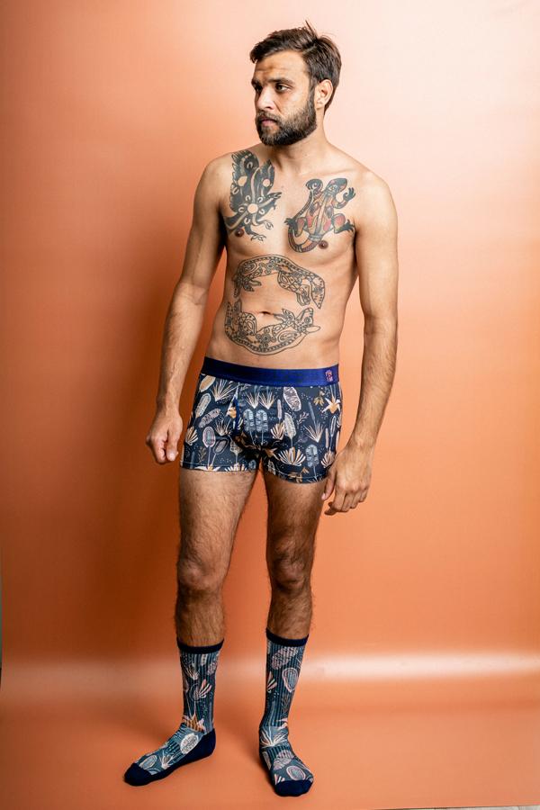 Bamboo Underwear - Coastal Flora