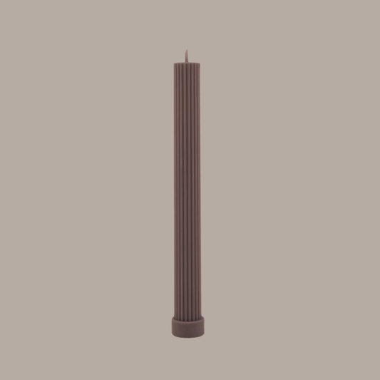 Column Pillar Candle - Beige