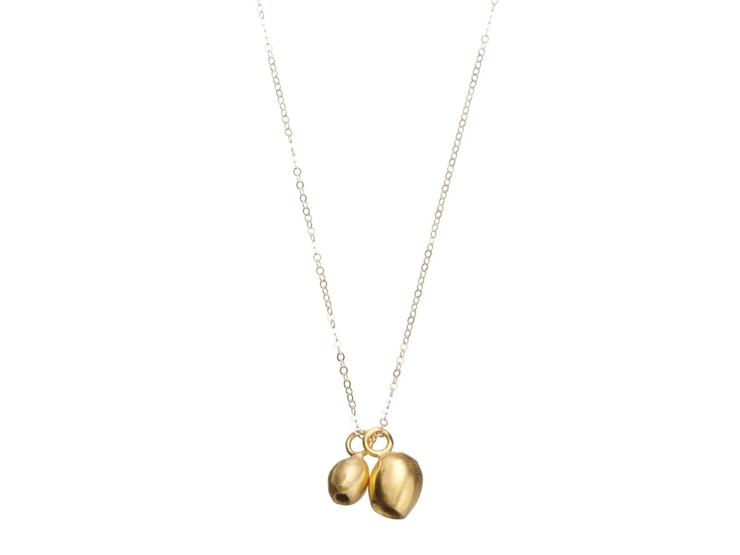 Contemporary Bell / Gumnut Necklace 929- Gold