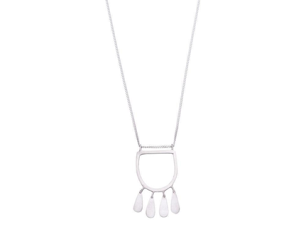 Contemporary Tribal Inspired Necklace - Medium