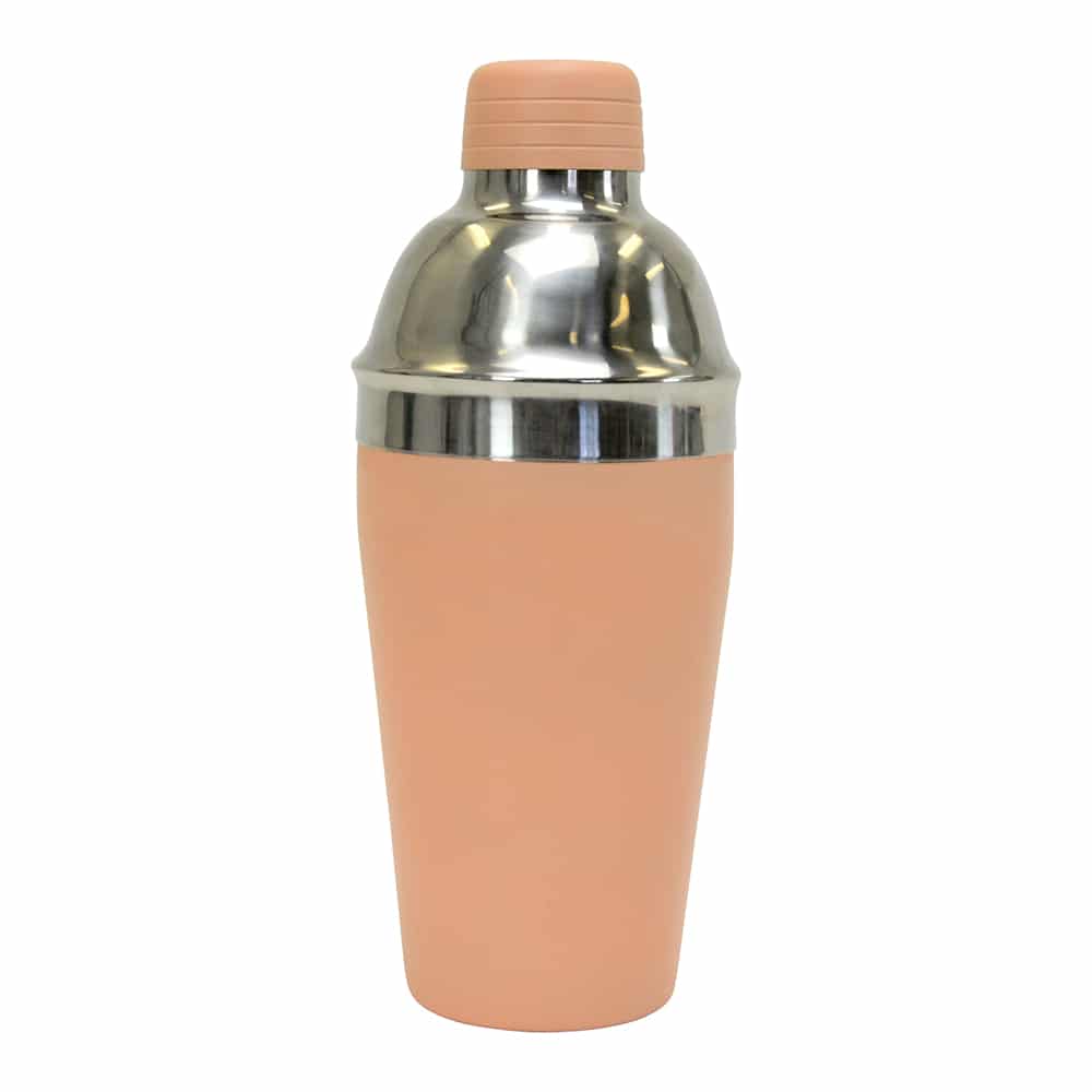 Stainless Steel Cocktail Shaker - Peach