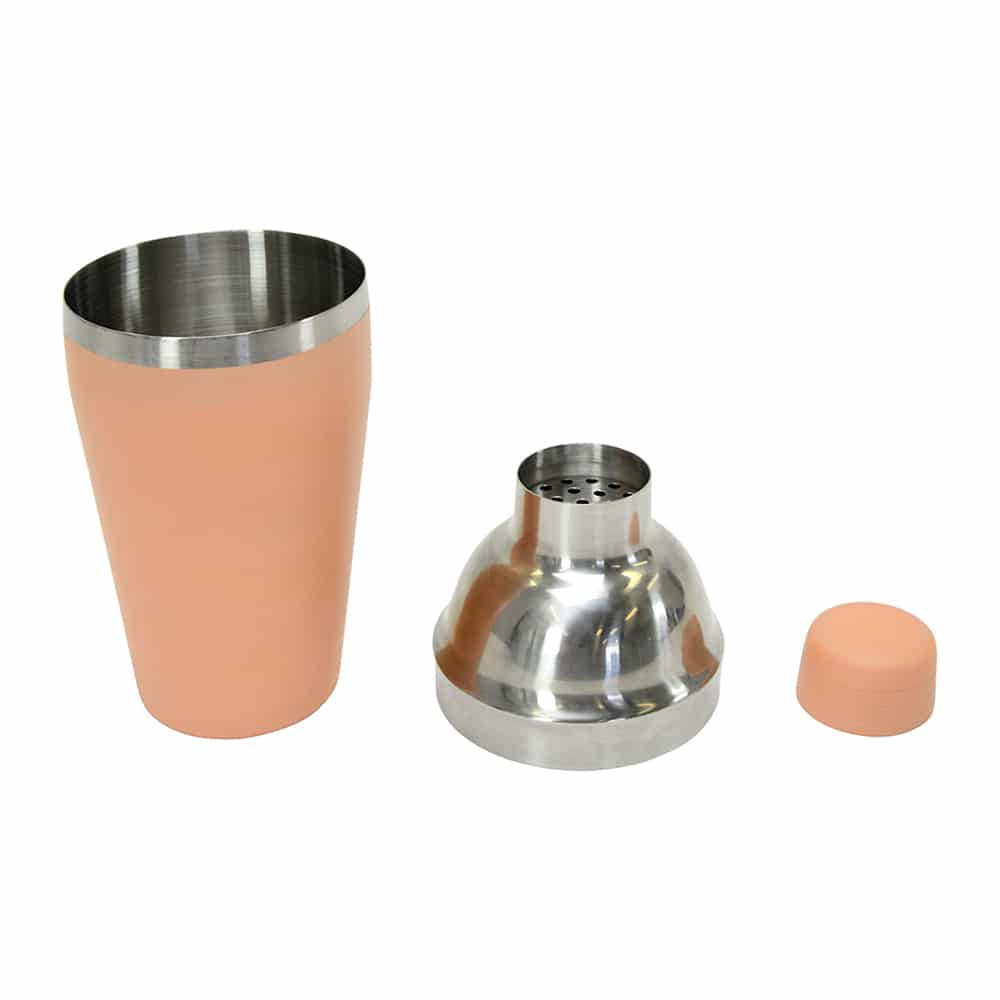 Stainless Steel Cocktail Shaker - Peach