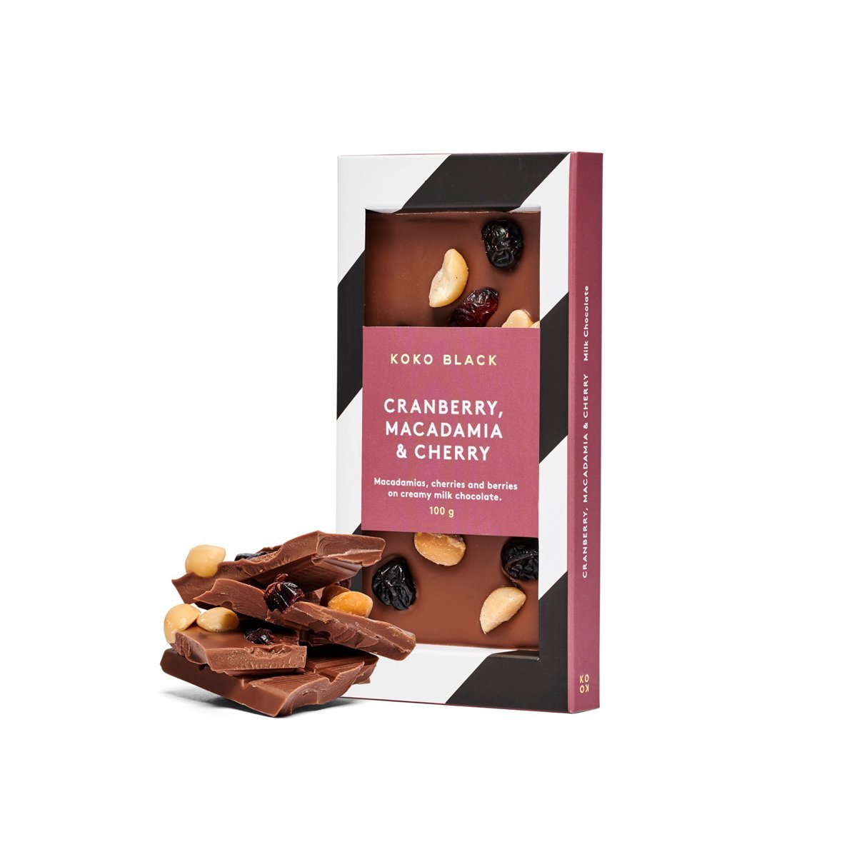 Cranberry Macadamia & Cherry Block
