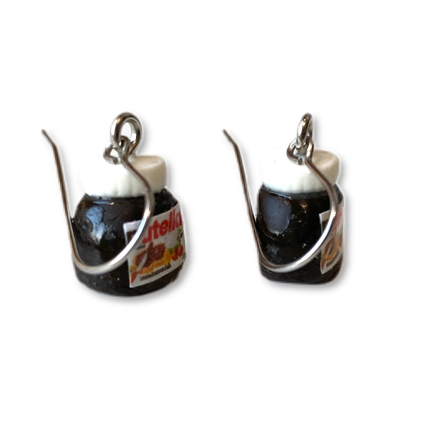 Nutella Jar Drop Earrings