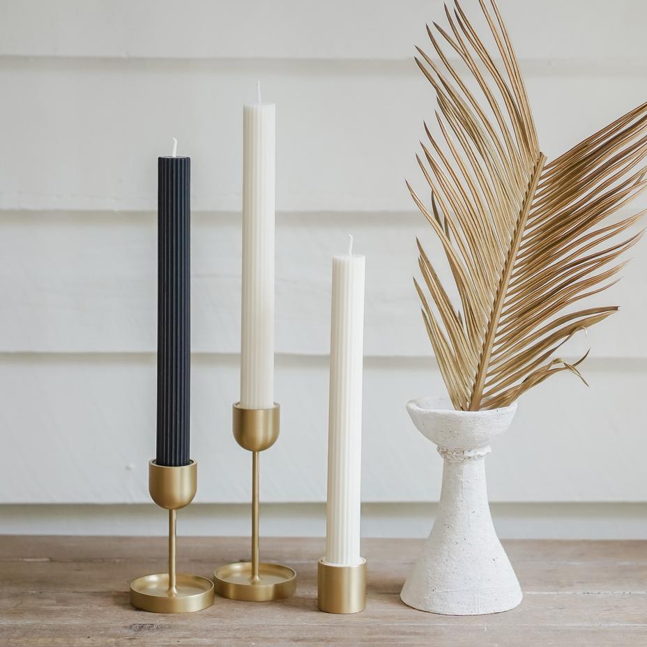 Column Pillar Candle -  White