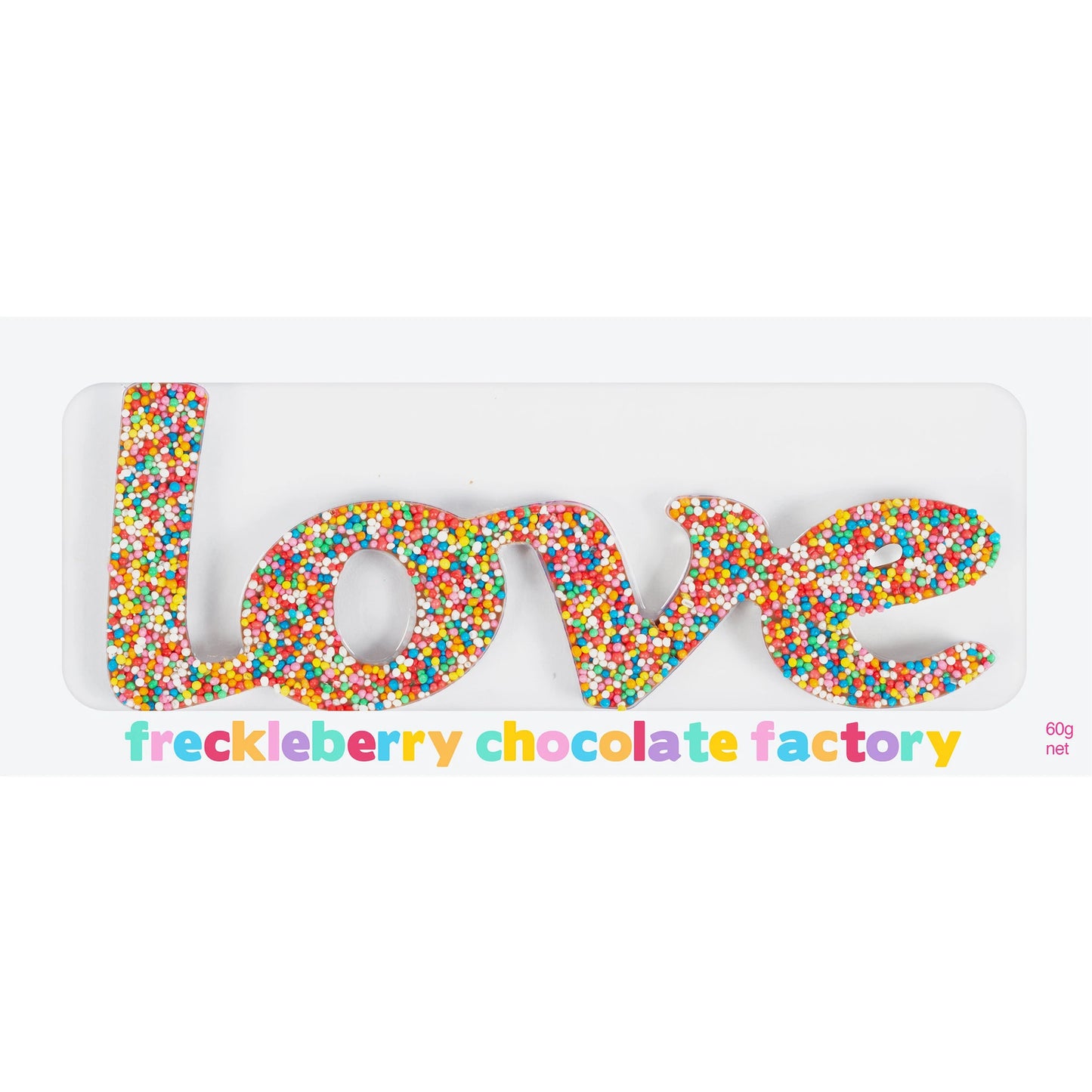 Love Chocolate Freckle Word