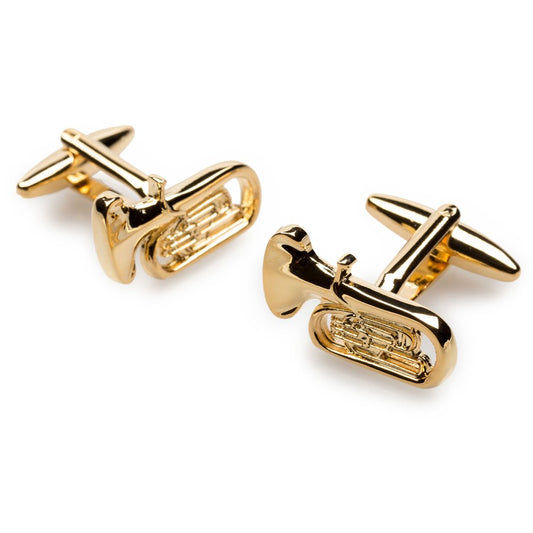 Gold trumpet Cufflinks