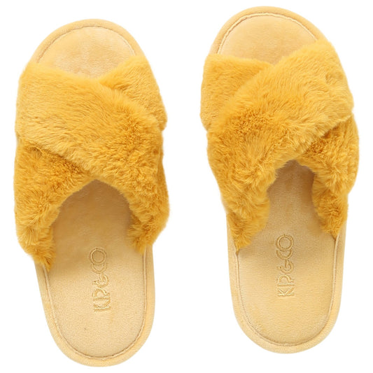 Sunshine Yellow Adult Slippers