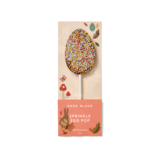 Sprinkle Egg Pop, Milk Chocolate