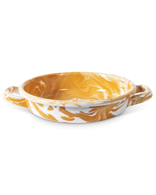 Golden Marble Enamel Baking Dish Cooking Pan