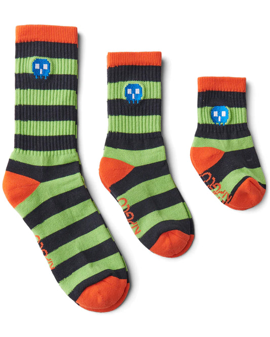 Gamer Stripe Socks 2-4Yrs