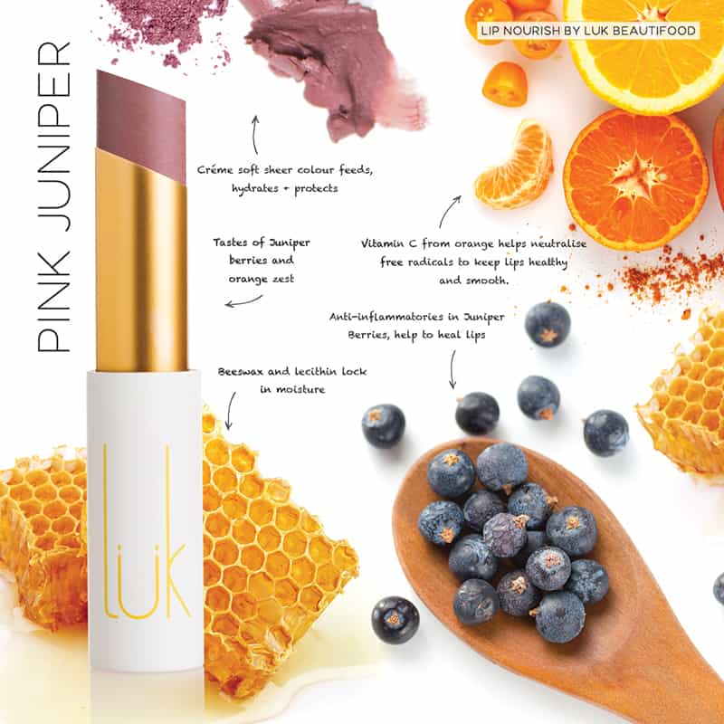 Lip Nourish Natural Lipstick - Pink Juniper