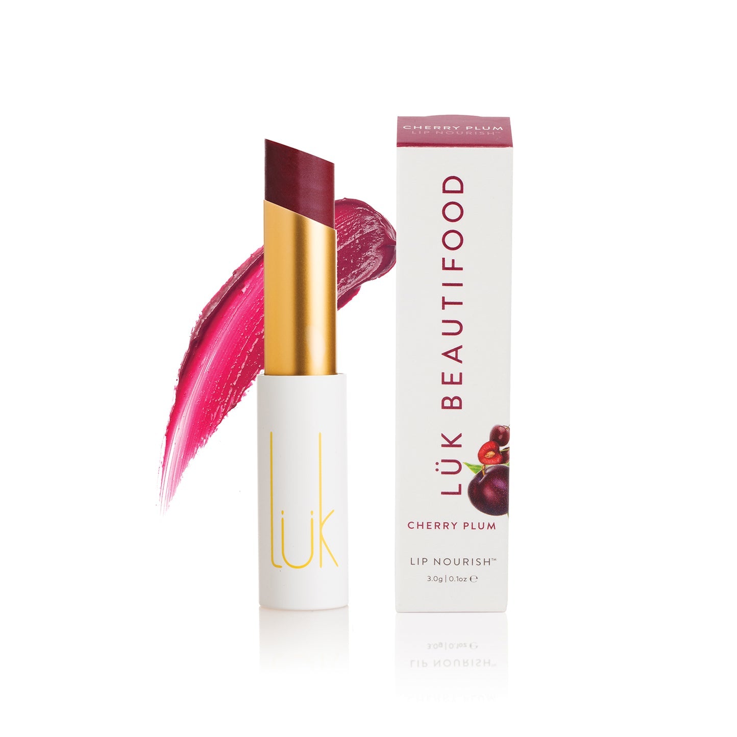 Lip Nourish Natural Lipstick - Cherry Plum
