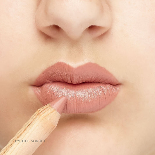 Natural Lipstick Crayon - Lychee Sorbet