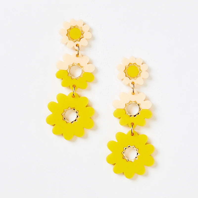 Meadow Earrings - Yellow